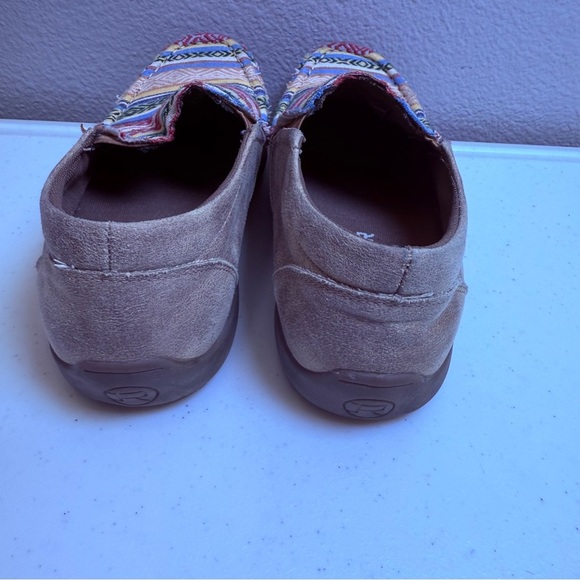 Roper Womens Shoes Size 8 Loafers Johnnie Style Driving Aztec - Picture 4 of 9